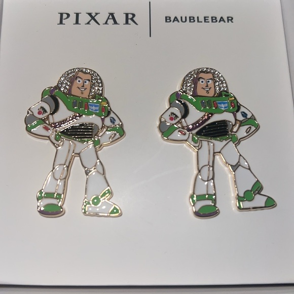 Pixar Disney Bauble Bar Jewelry Buzz Lightyear Earrings - Picture 3 of 3
